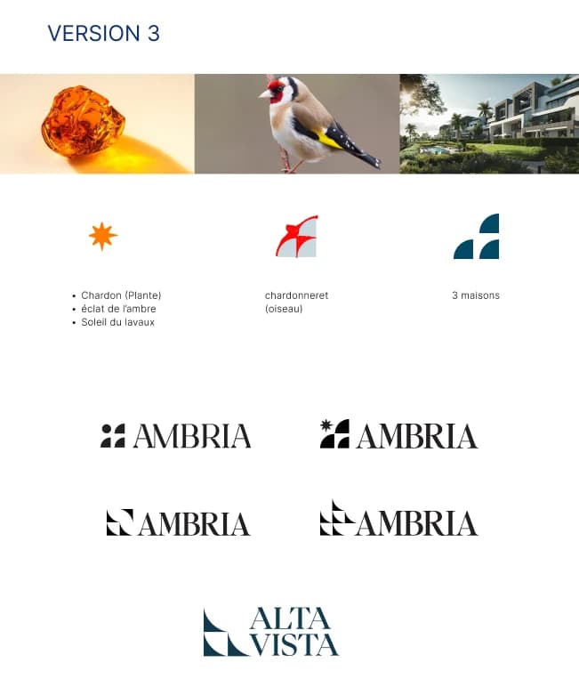 Research — amber, goldfinch, three houses