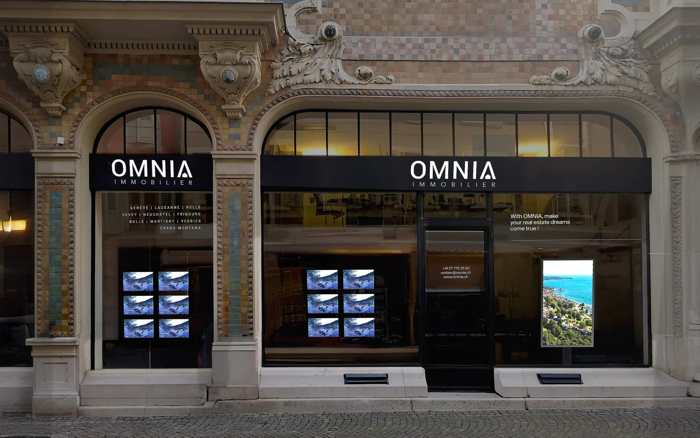 OMNIA storefront, rue du Lac, Vevey