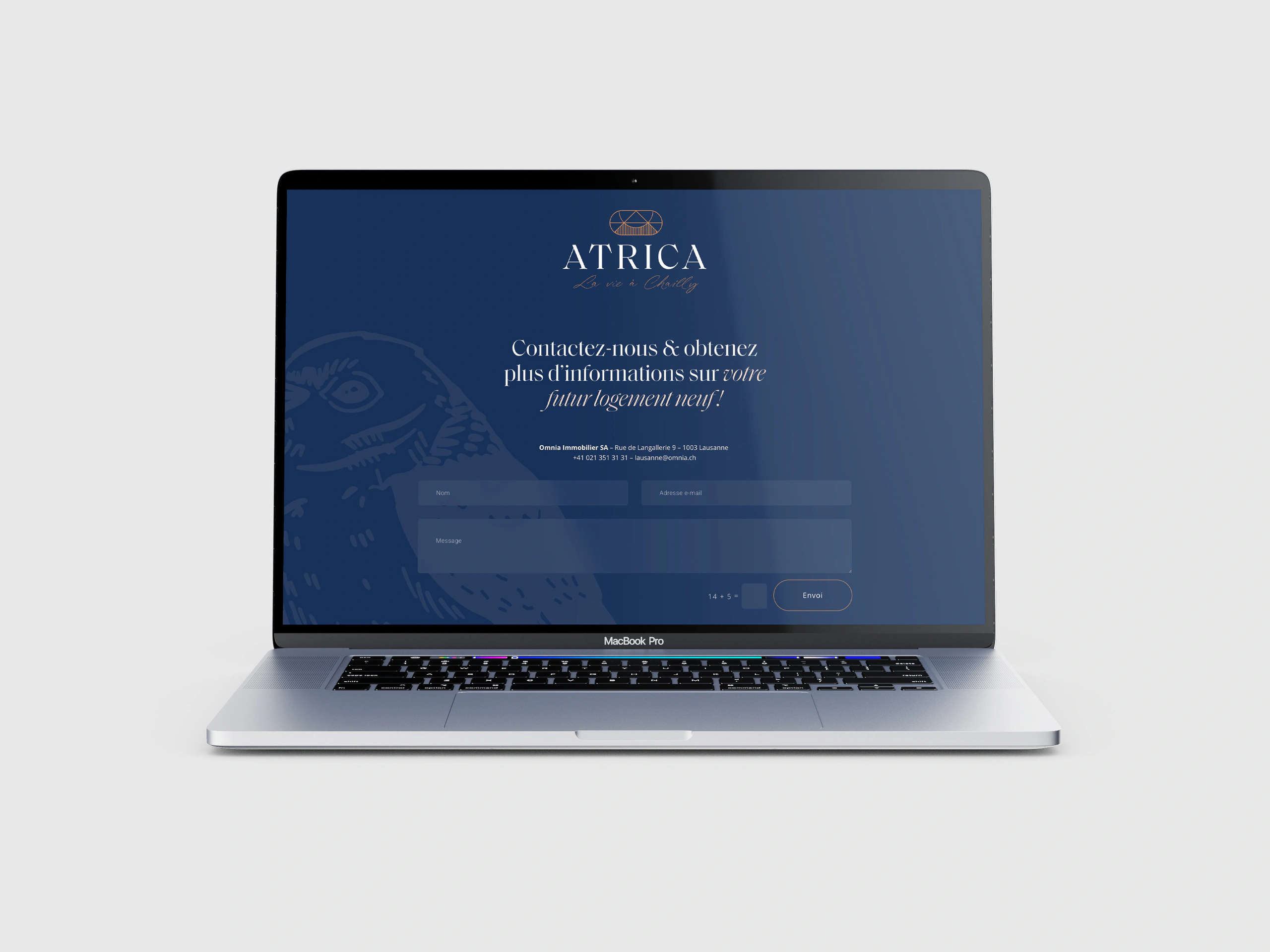The website — contact