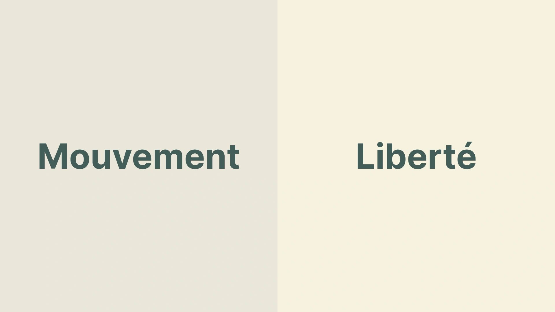 Movement, freedom