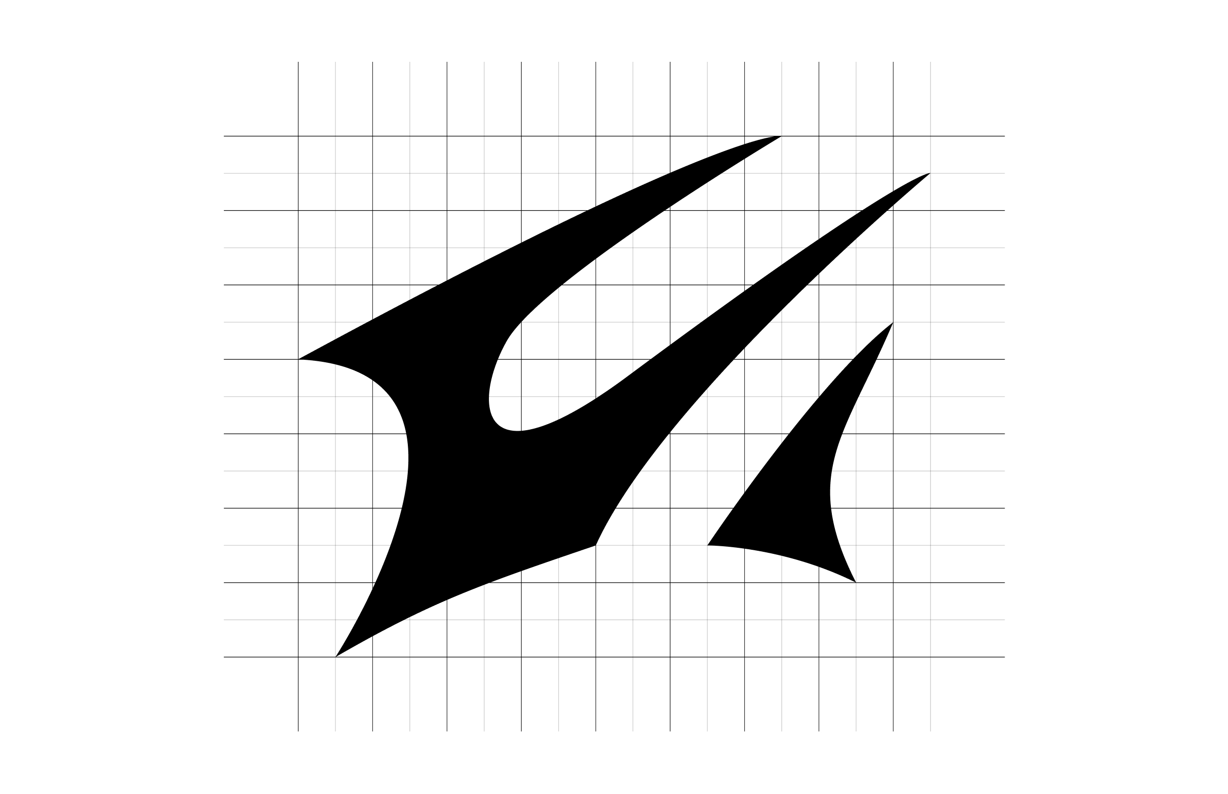 The symbol on its grid